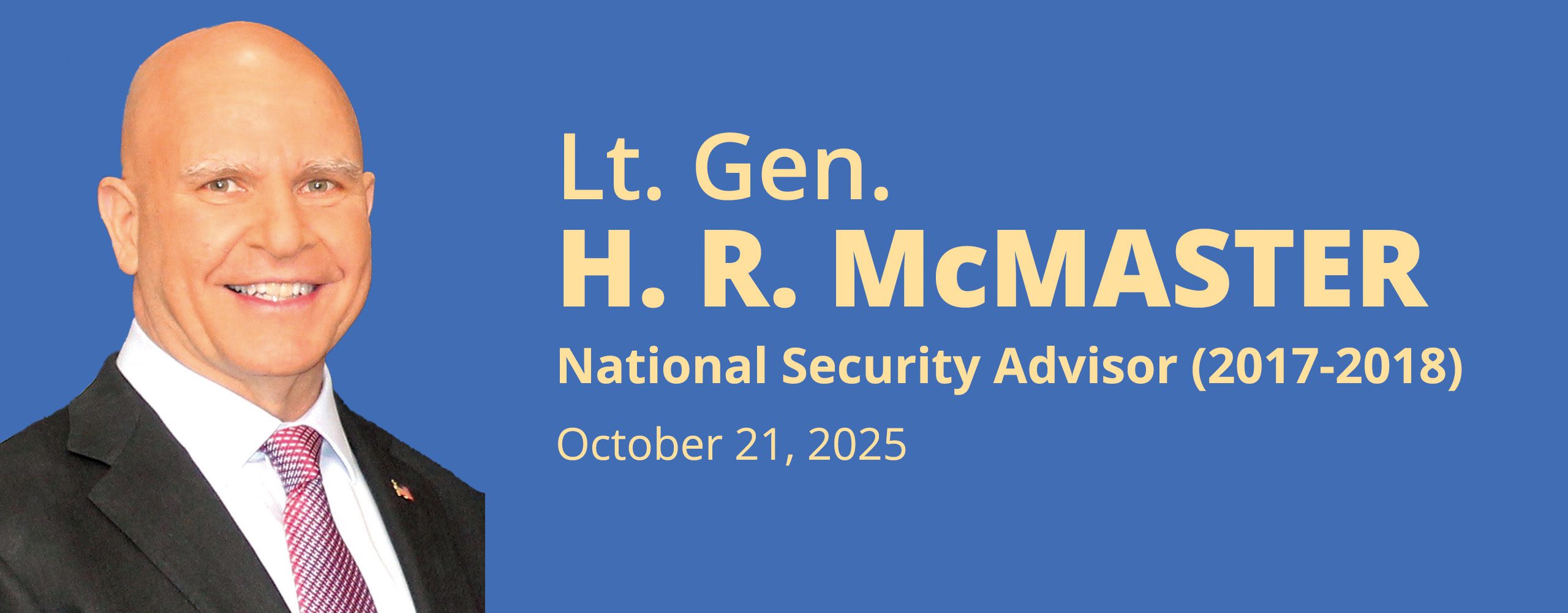 Lt. Gen. H. R. McMaster